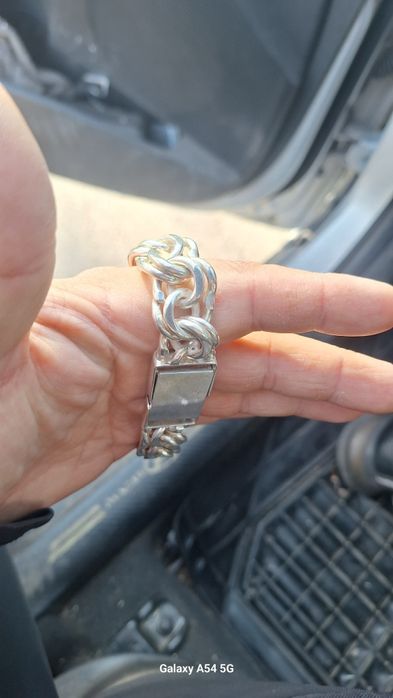 Браслет серебро новый