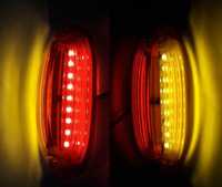 1 бр. вертикални ЛЕД LED габарити с 18 SMD диода червено/жълто 12-24V
