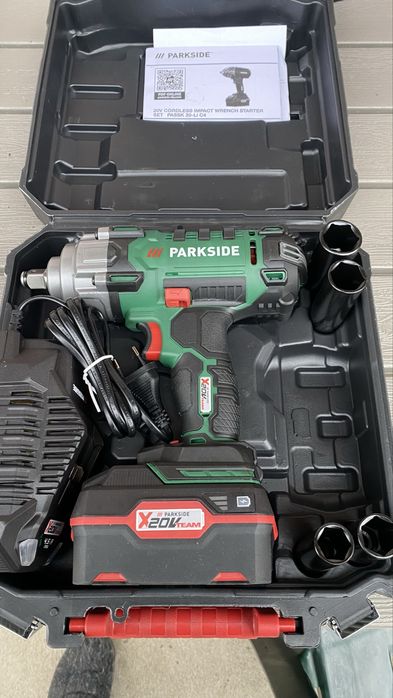 Pistol de impact parkside pătrat 1/2 -20V