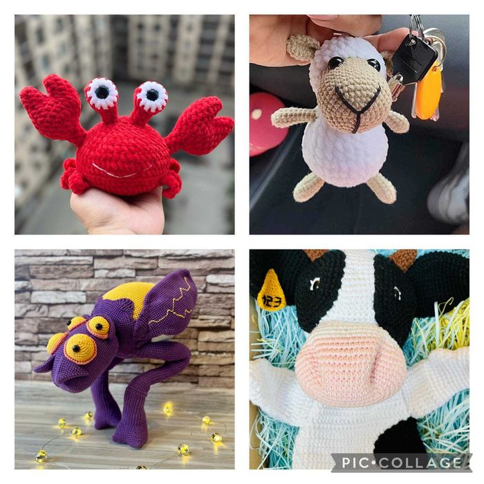 Ръчно плетени играчки