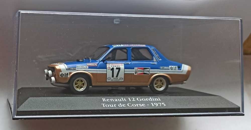 Macheta Renault 12 Gordini (Dacia 1300) Raliu 1975 - Atlas Rally 1/43