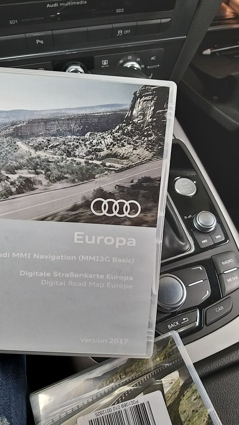 DVD navigatie Europa audi NOU