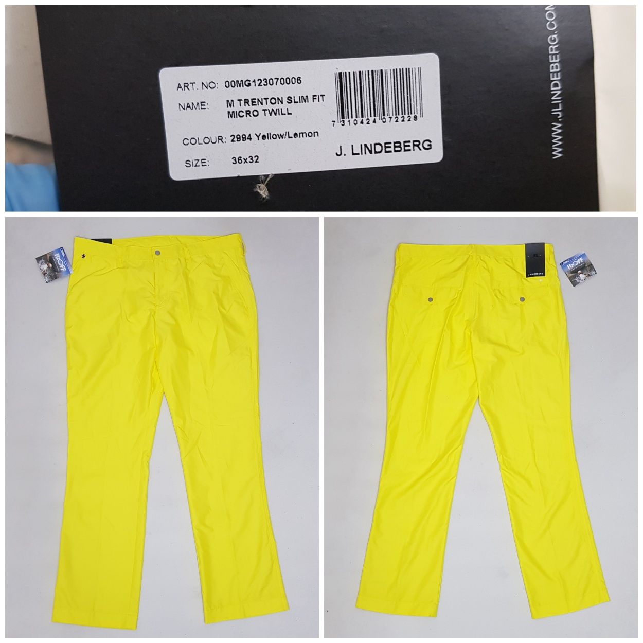 Pantaloni Noi J. LINDEBERG Treton Slim Fit micro twill S,M,L,XL OFERTA