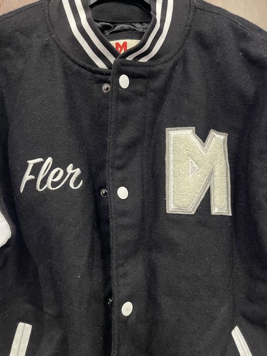 Мъжко якета естествена кожа Bomber Jacket Varsity Leather Baseball