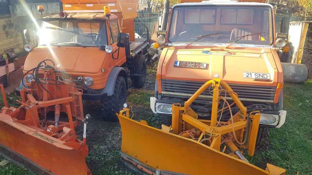 Unimog deszapezire sararita si lama