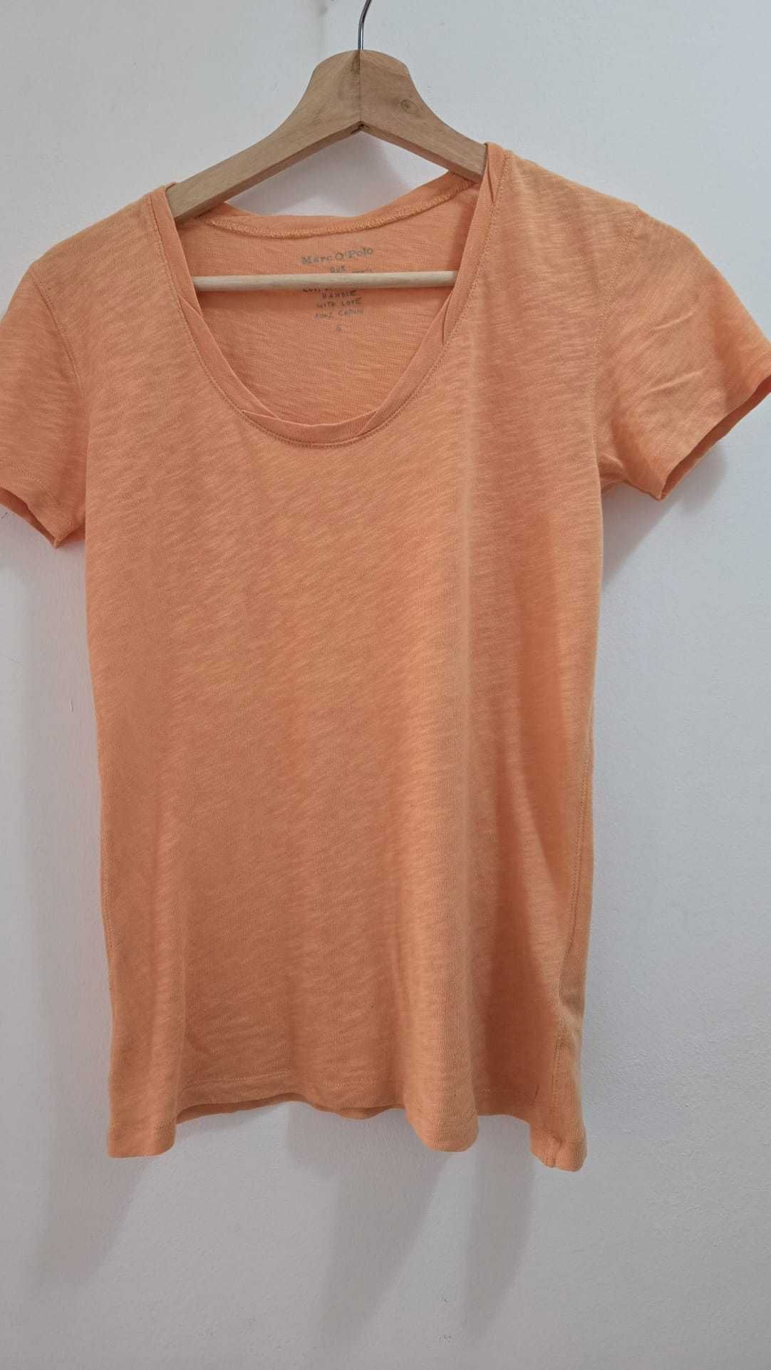 Set - Maieu More & More, kaki și Tricou Marc O'Polo, portocaliu