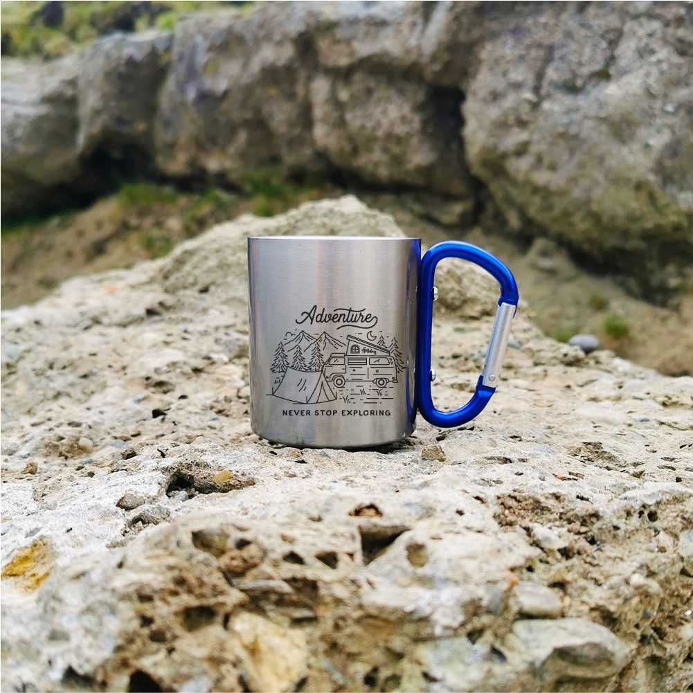 Cana Inox Cadou Personalizata - Adventure - Never Stop Exploring