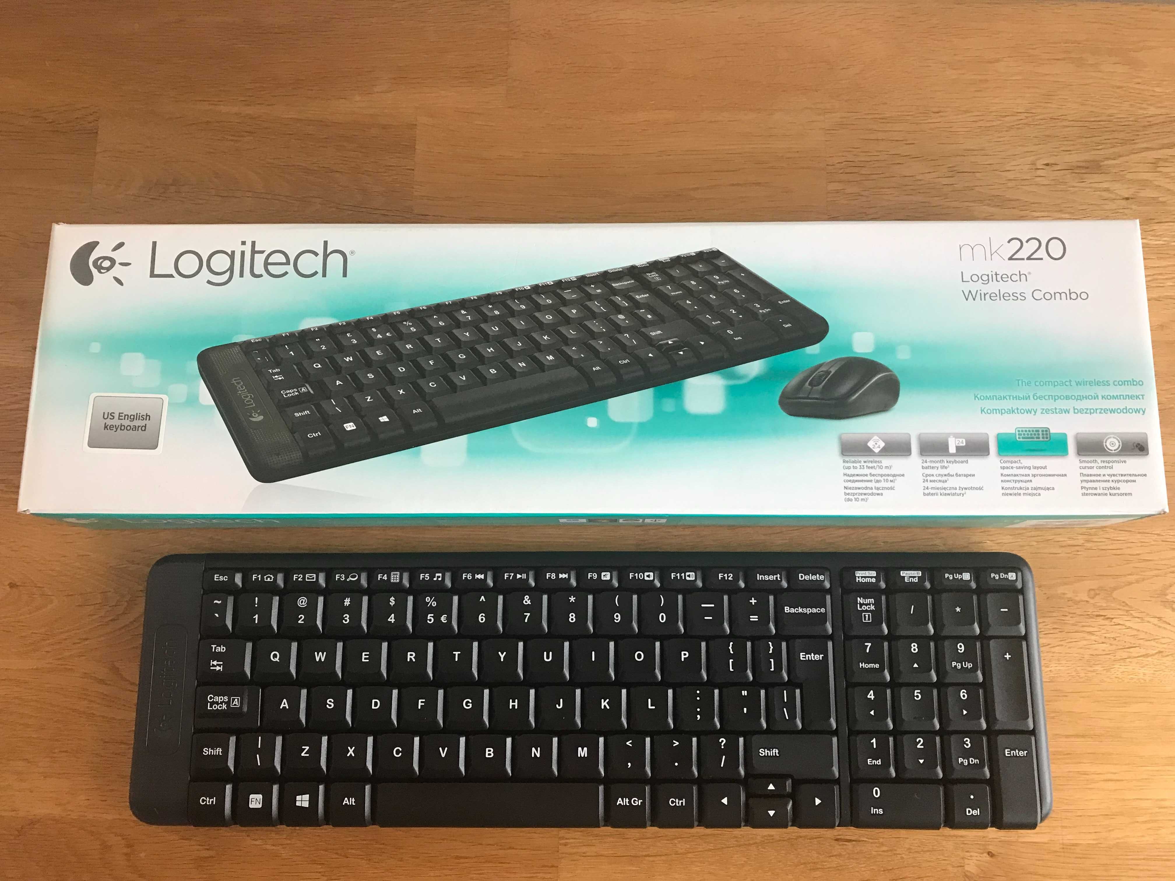 Tastatura LOGITECH mk220 wireless