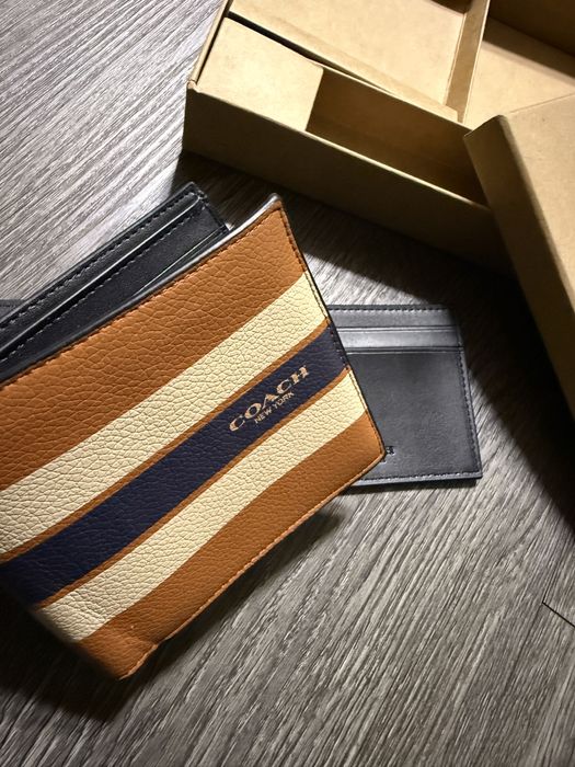 Set Portofel Coach + Cardholder nou/new