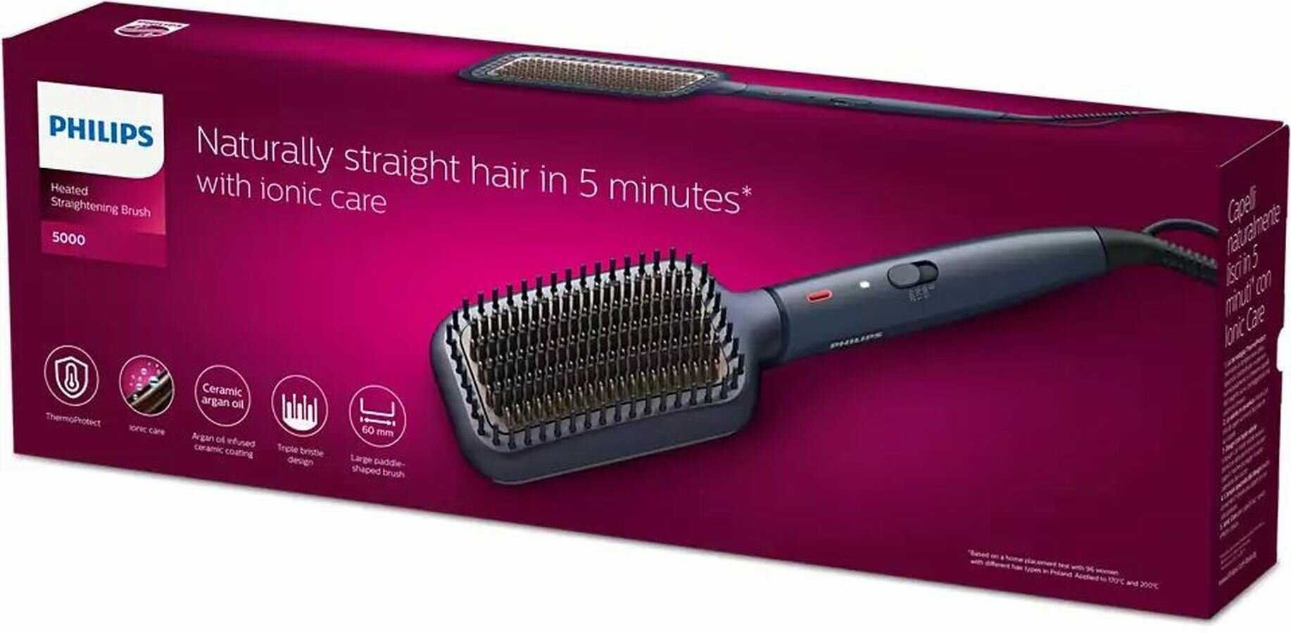 Philips  фен-щетка  bhh885