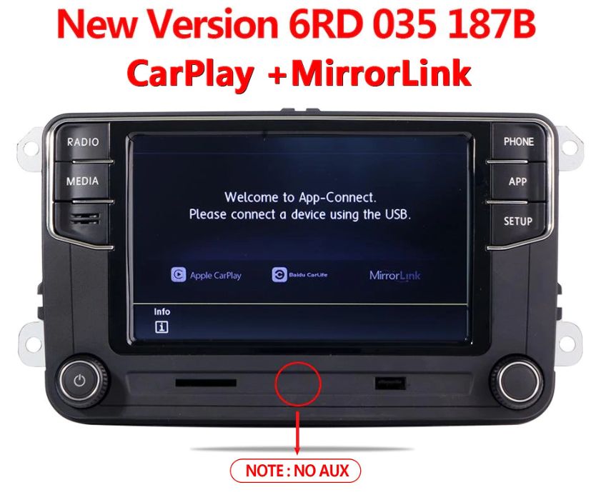 OFERTA: RCD 330G PLUS 187B, Apple CarPlay WAZE MirrorLink Google VW