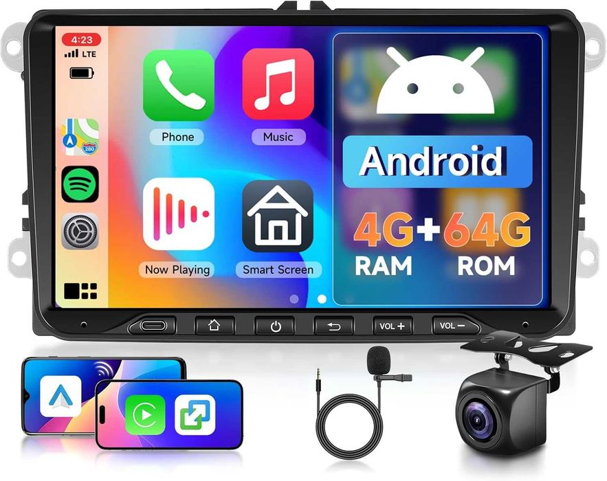 4G + 64G Android автомобилно радио за VW Golf 5 6 Polo Passat