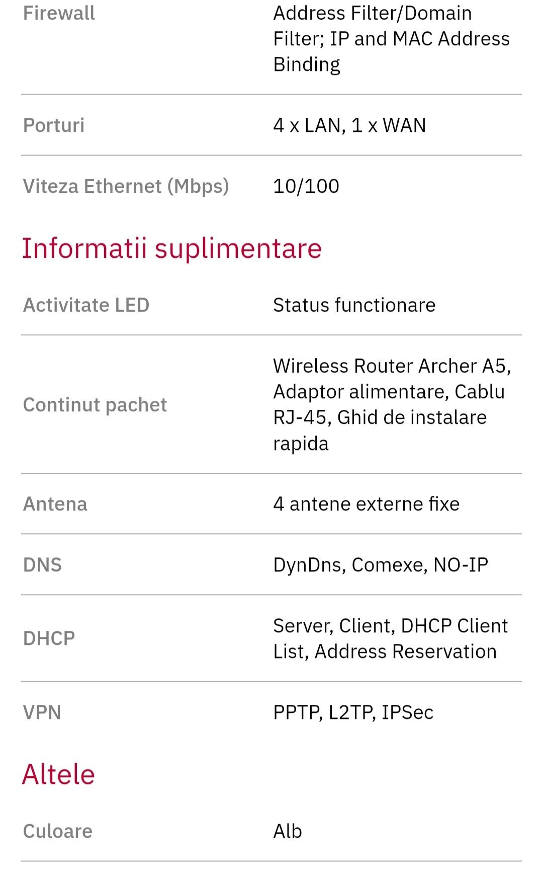 Router wireless 4 antene