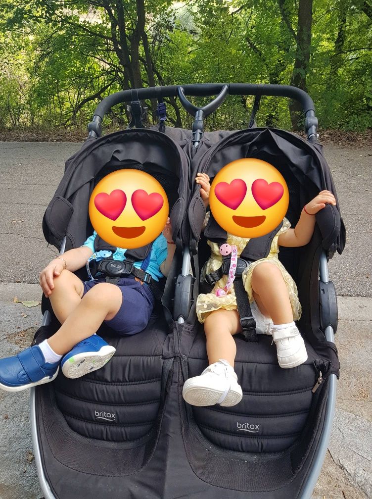 Britax B-Agile Double количка за близнаци