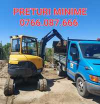 Excavari Demolări Piconări  Inchiriez miniexcavator mini excavator