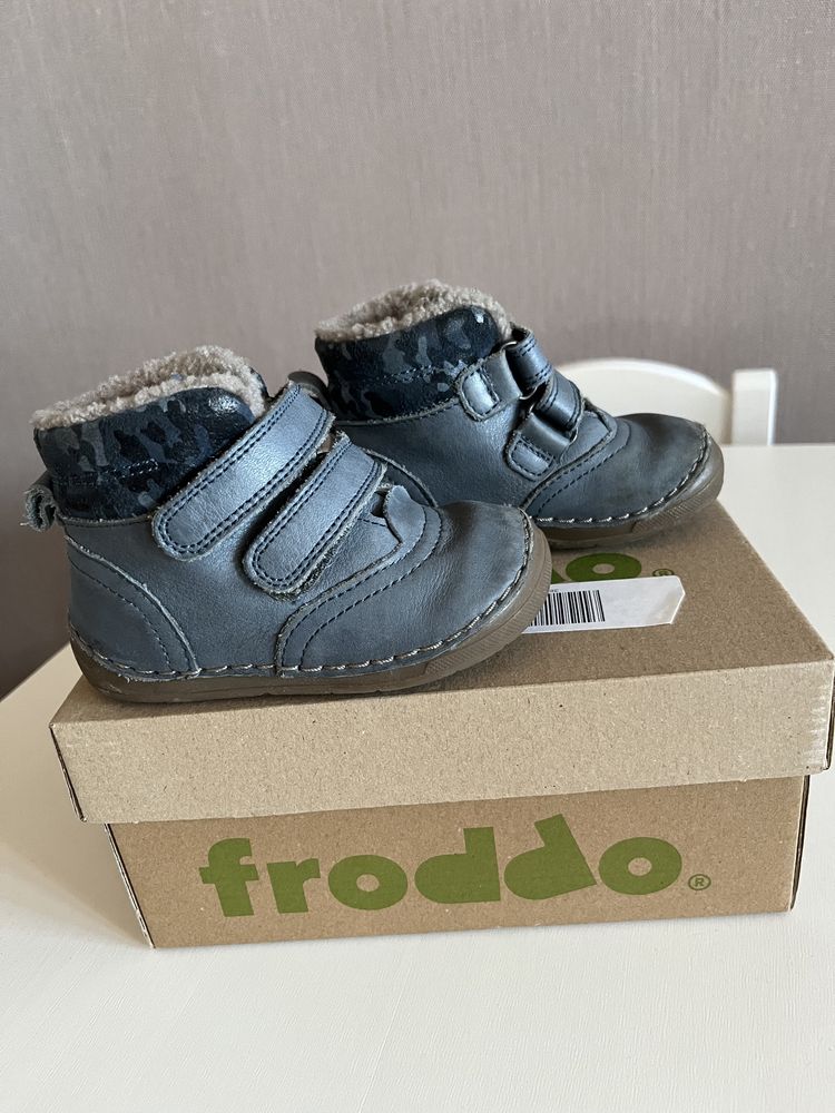 Кожени боти Froddo с вълна - размер 20