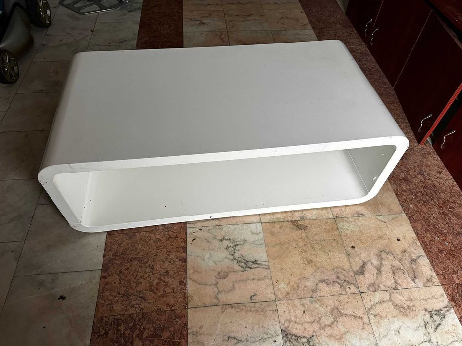 Masuta de cafea fixa, alba