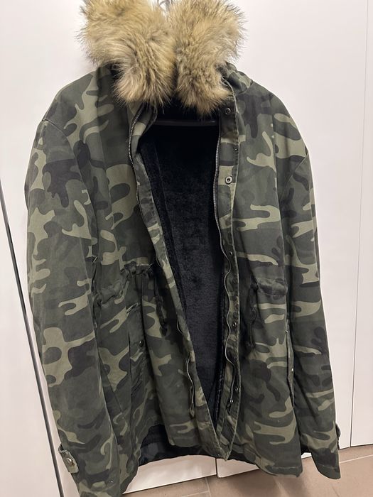 Geaca iarna army XL si Adidas XL