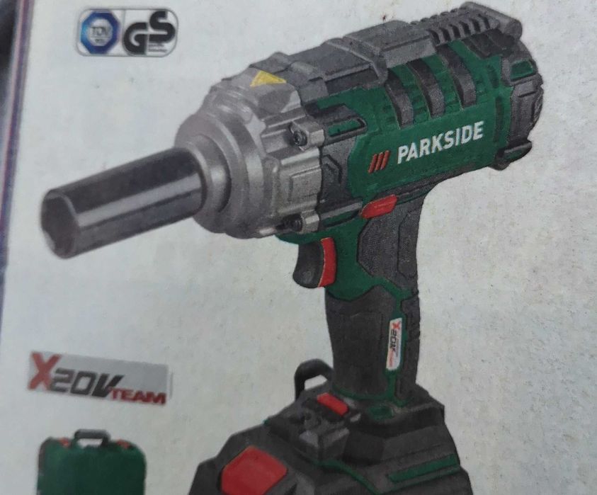 Flex Parkside pe acumulator, NOU, polizor unghiular 20 V, polidisc