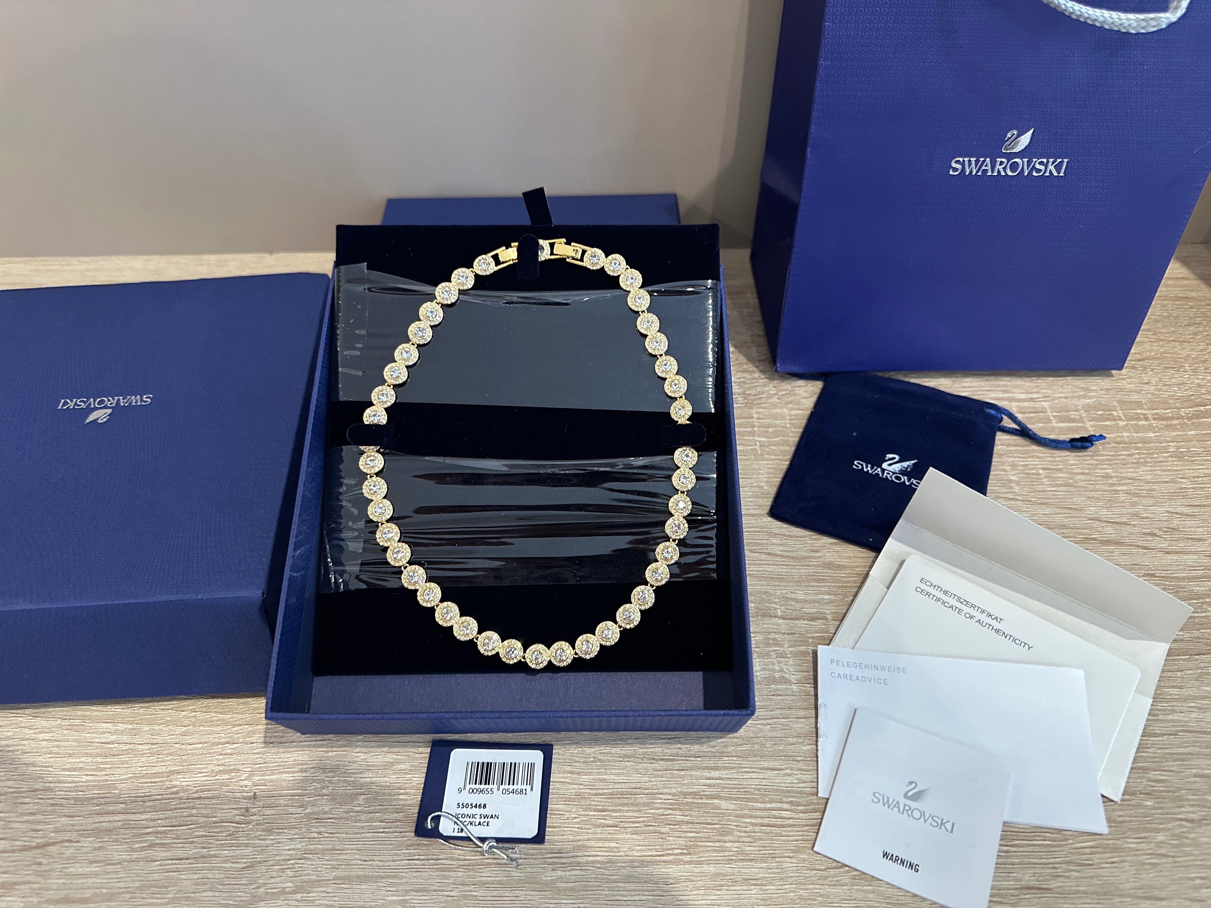 Colier Swarovski angelic Auriu