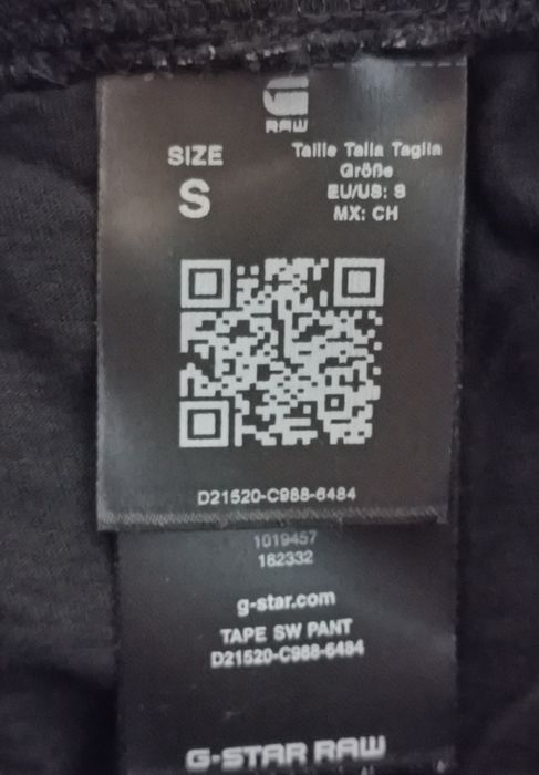 G-STAR RAW Tape Sweatpants оригинално долнище S памучна долница