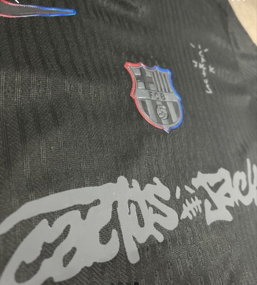 Tricou FC Barcelona X Travis Scott