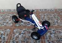 Cart (Kart) cu pedale pentru copii PUKY F 1L - alb cu albastru