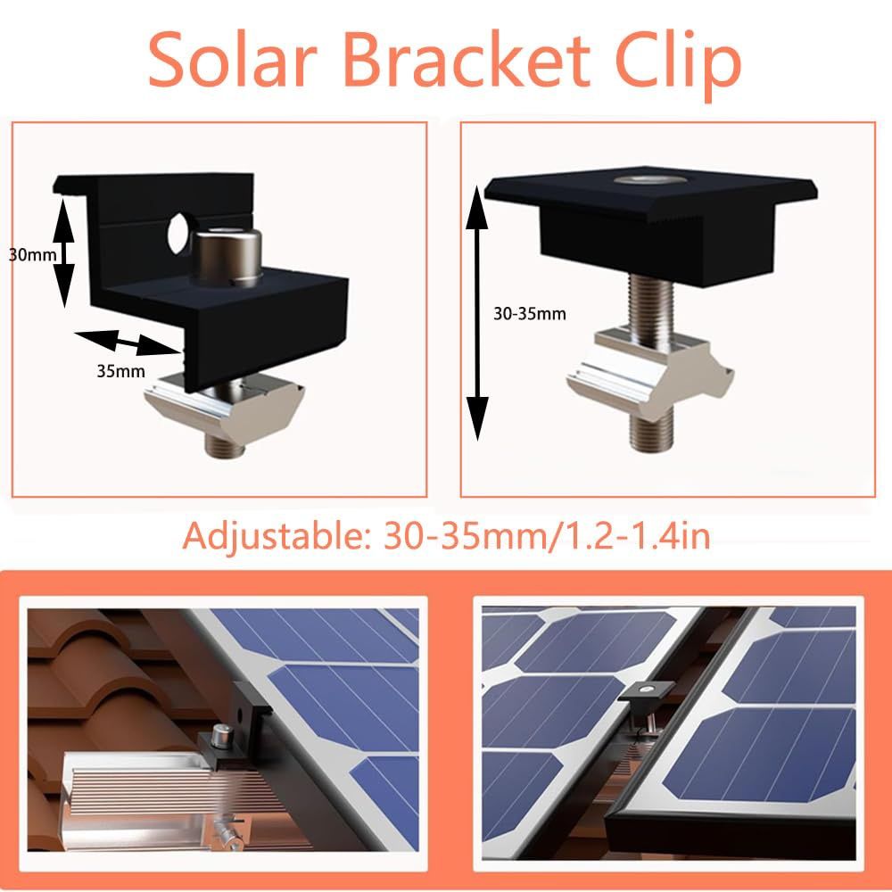 Set suport panouri solare  PV pentru țiglă montaj 3 module PV