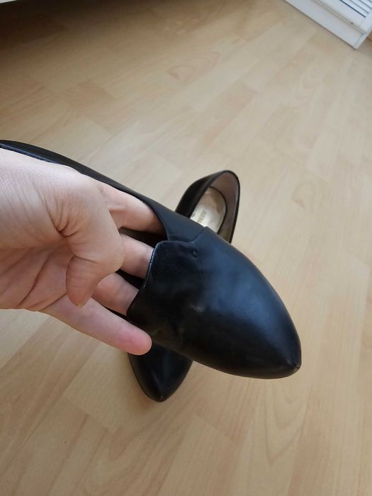 Pantofi stiletto, nine west, piele naturala, tocuri de 10 cm,