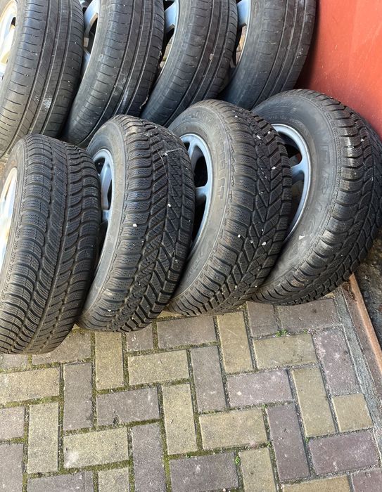 Cauciuc de iarnă plus jante de aluminiu 185/65/R14