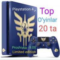 Продам playstation4 slim 1TB 2джестик и игры на борту как на фото