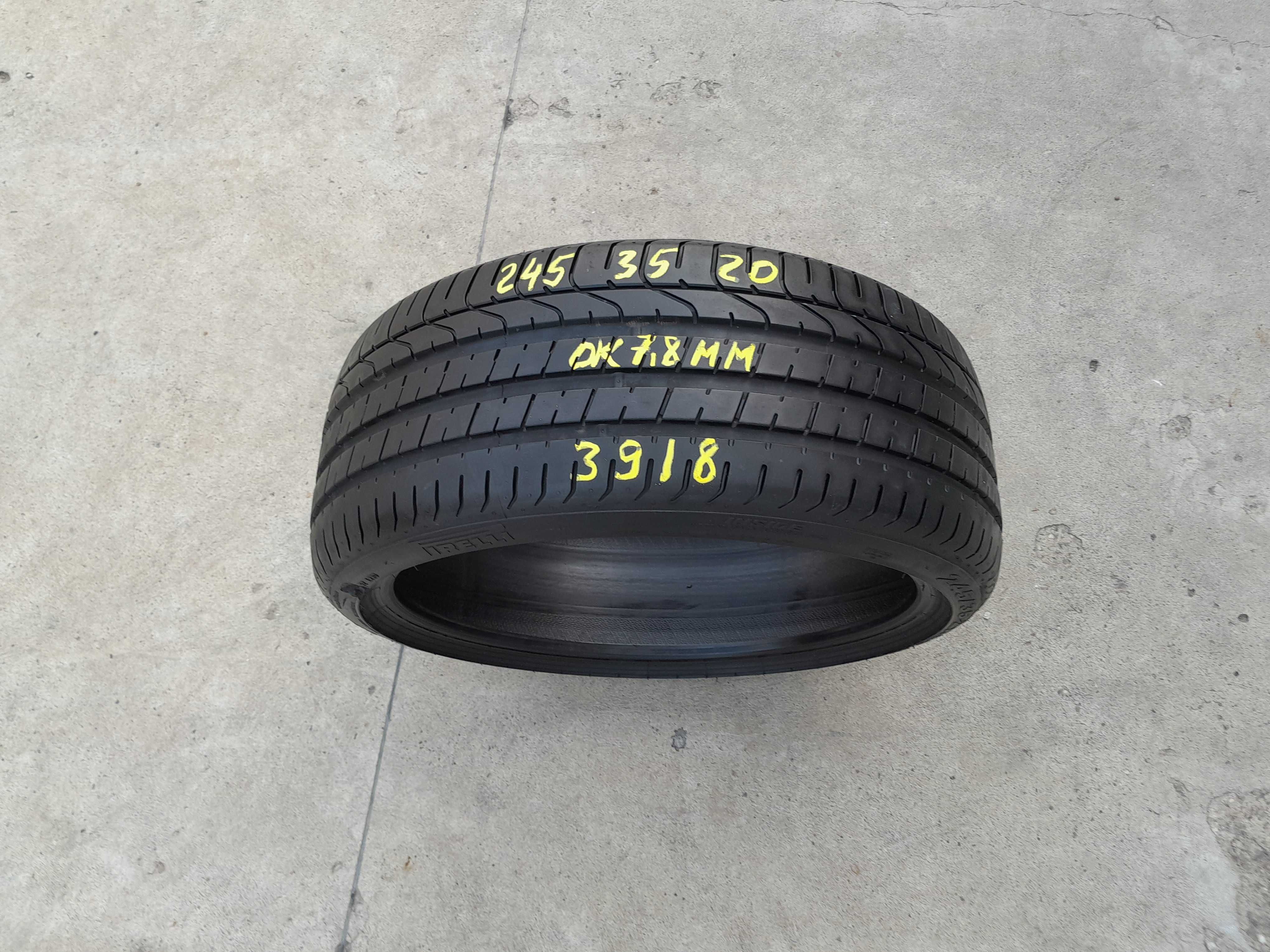 O anvelopa de vara 245 35 20 pirelli p zero profil 7,8 mm 3918