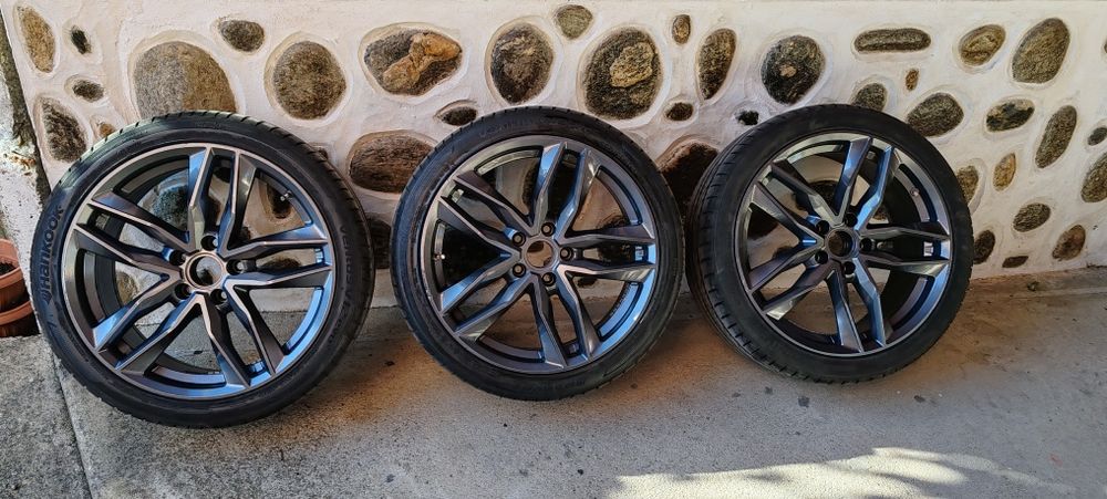 18 цола джанти 5х112  с чисто нови гуми...