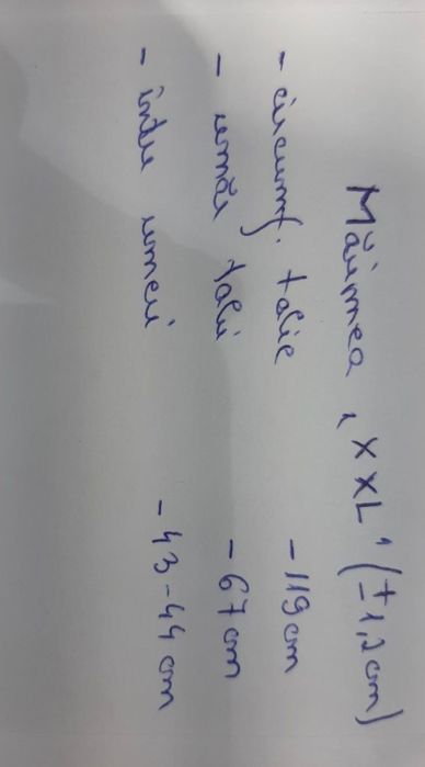 Bundiță moldovenească mărimea XXL