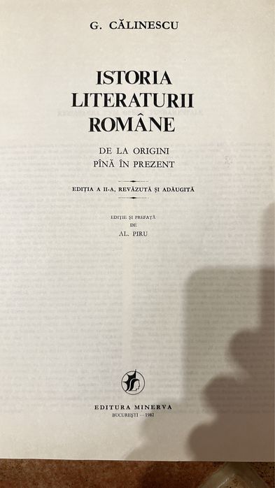 Istoria Limbii Romane de G. Calinescu