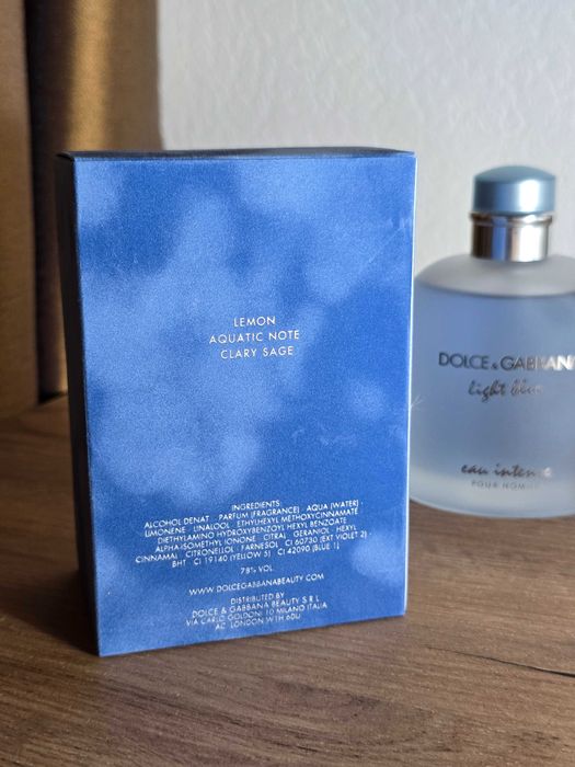 Dolce Gabbana Light Blue EDT + The Intense EDP Original Raspiv