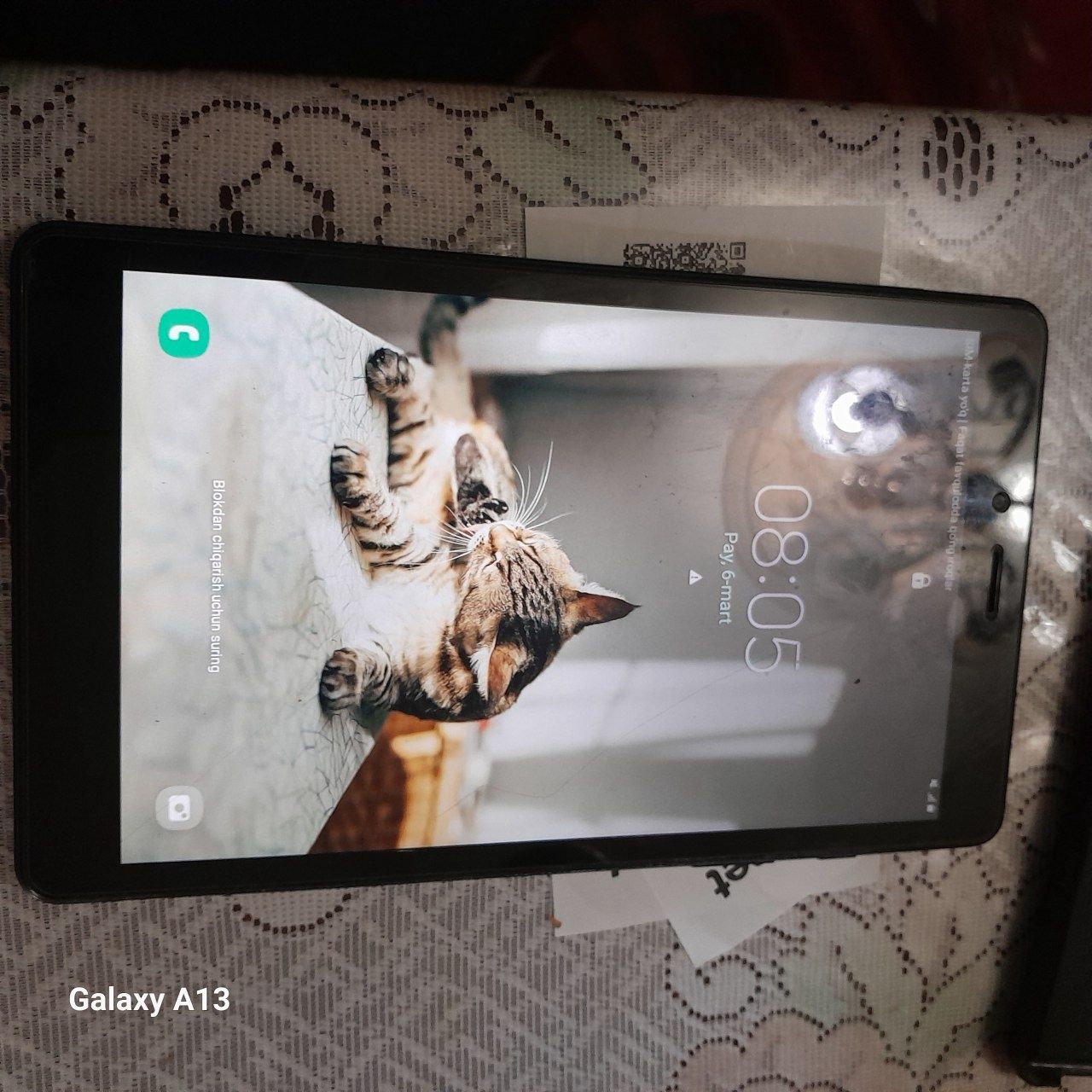 Planshet Samsung tab A