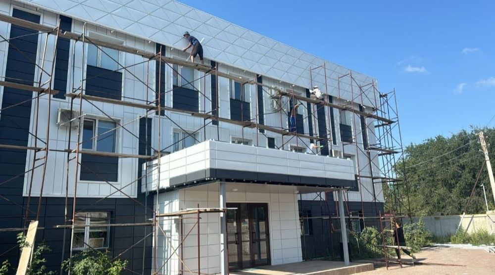 Услуги листогиба Монтаж.саидинг.металло касета .откос. .крыша.карниз.