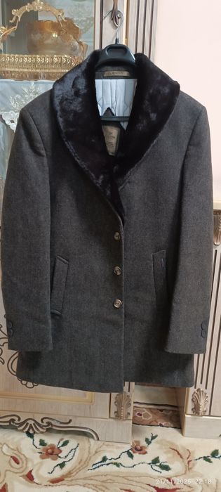 Мужское пальто драп материал новый
