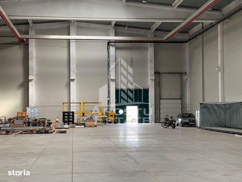 De inchiriat hala industriala 1850 mp - acces tir, rampa andocare