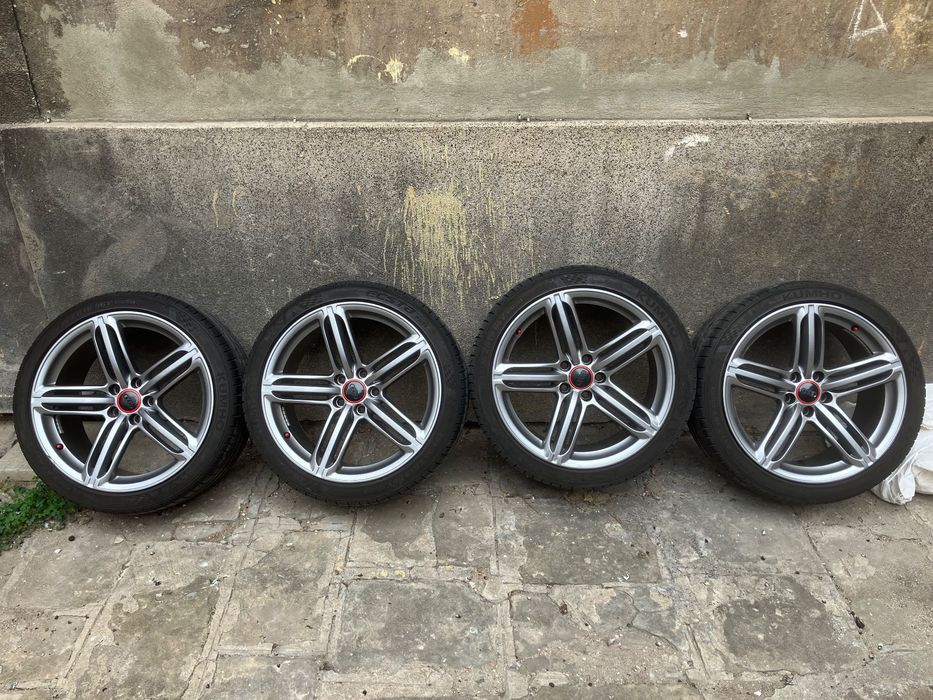 Джанти с гуми 255/35/19 - Летни + Зимни - Speedline Peelers (Audi S5)