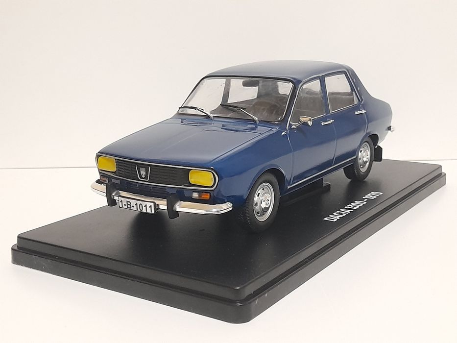Macheta dacia 1300 bleu 68 scara 1:24 hachette modificata