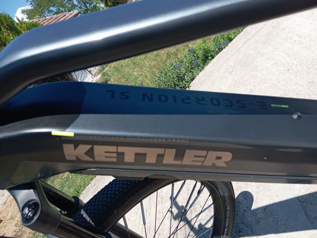 Bicicleta electrica dun kettler ,carbon,