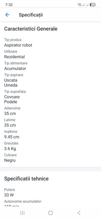 Aspirator robot Xiaomi