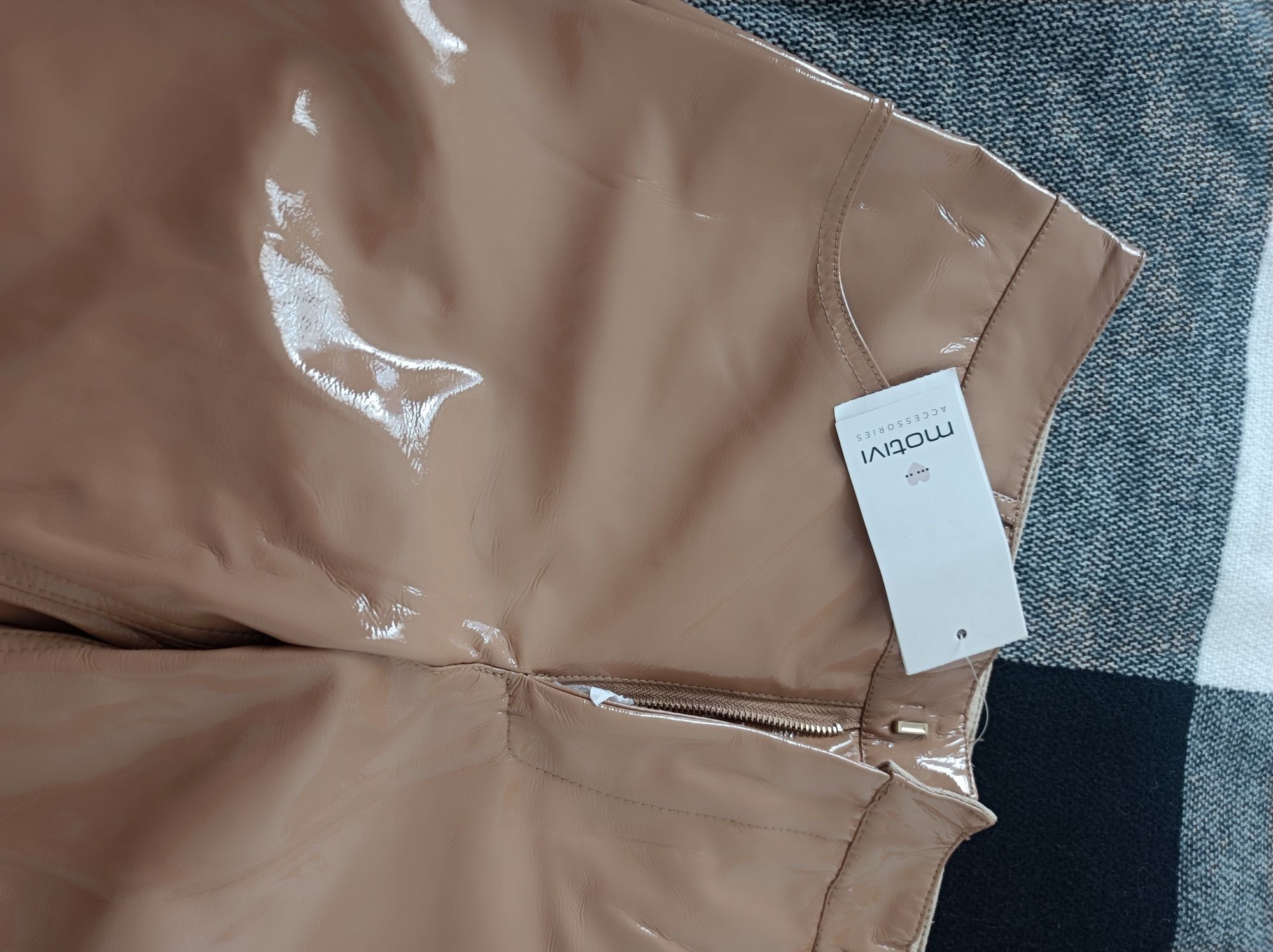 Pantaloni dama imitație piele Motivi