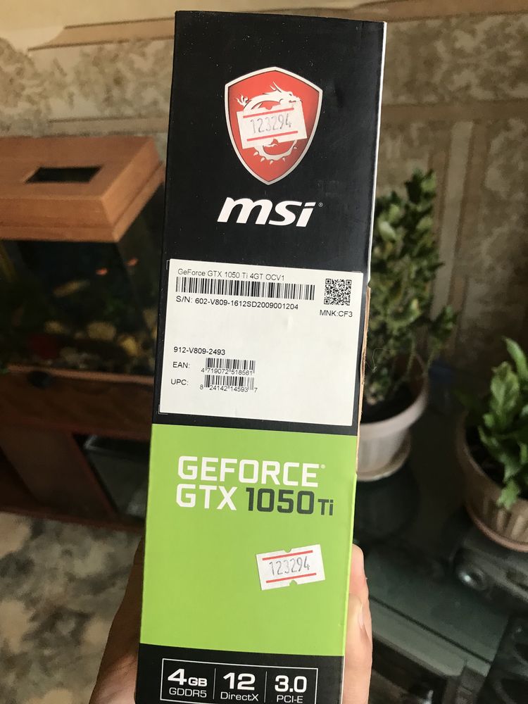 MSI GeForce GTX 1050 TI