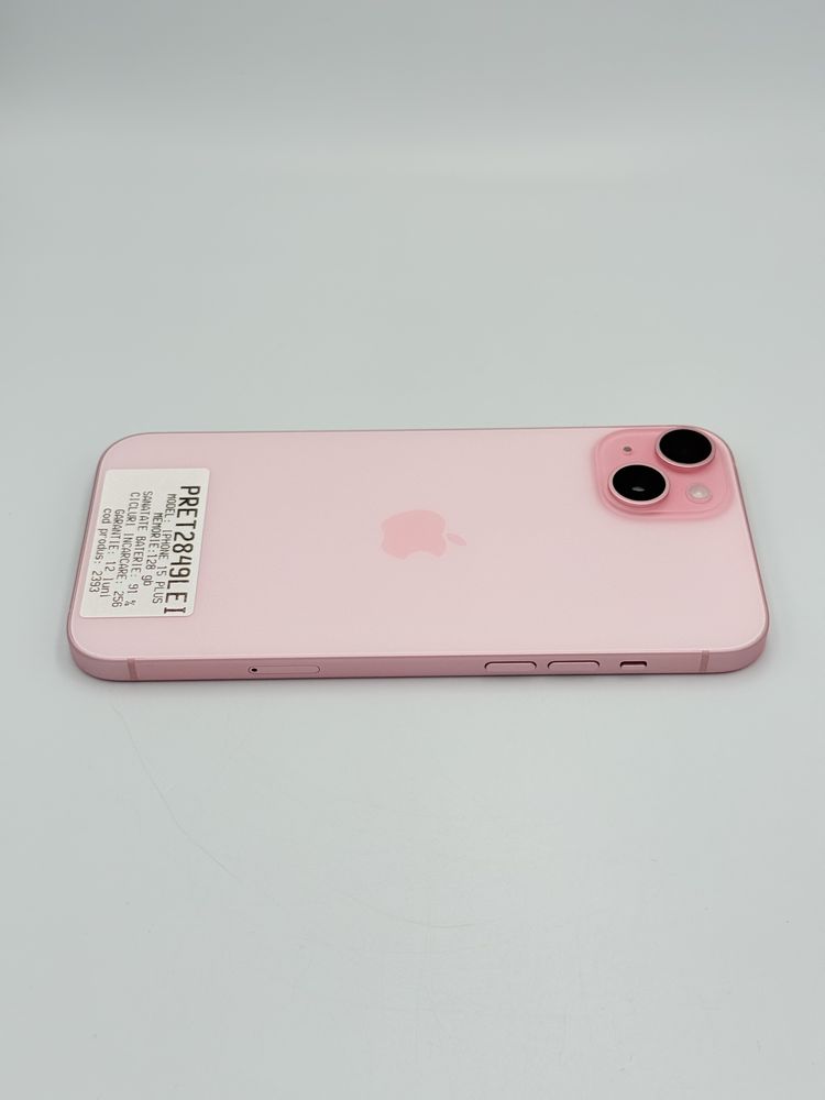 Magazin vindem iphone 15 plus 128 gb garantie neverlocked pink ca nou