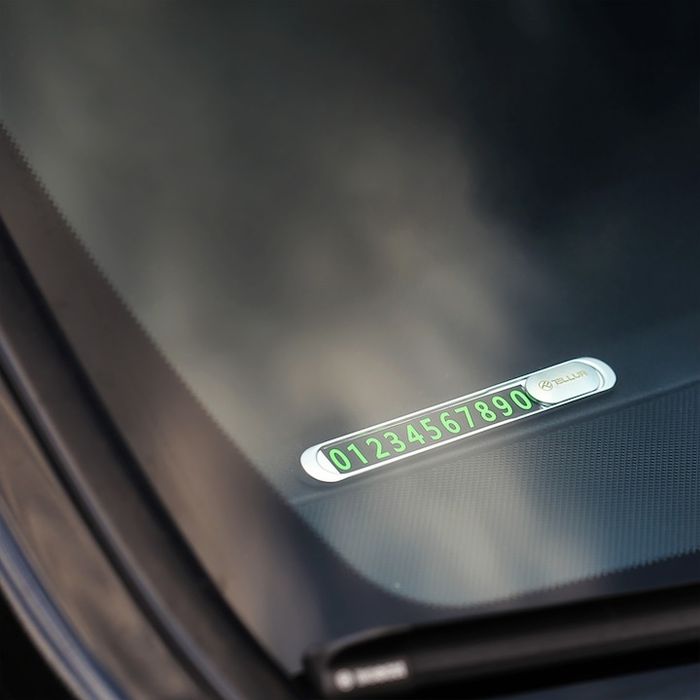Suport număr telefon  parbriz parcare temporara-plăcută număr telefon