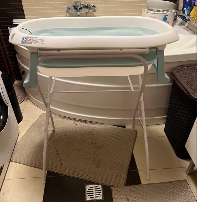 Cadita pliabila bebe Primabobo, cu salteluta si suport metalic pliabil