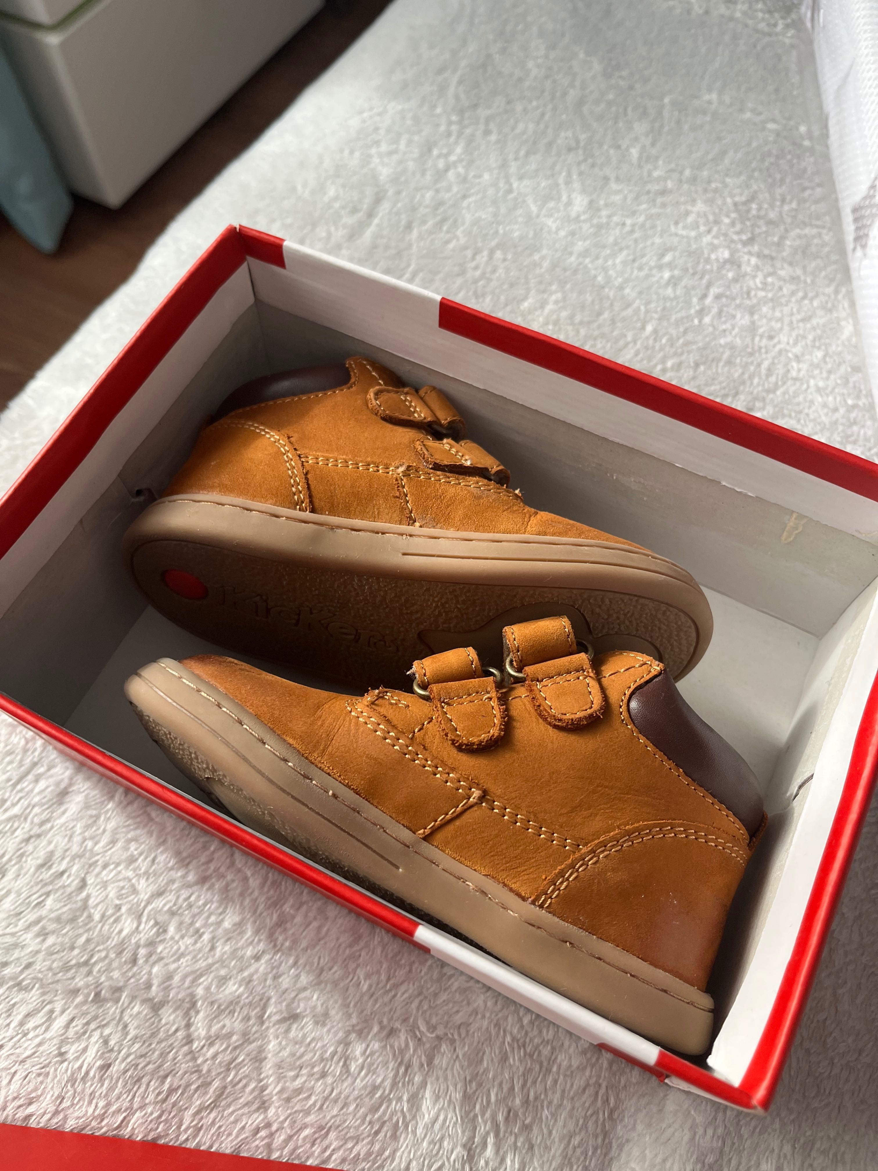 Kickers Ghete copii Tackeasy Camel/Brown Marimea 22